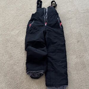 Champion Black Snow Bib for Kids